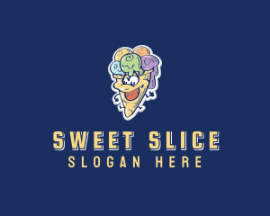 Sweet Ice Cream logo design