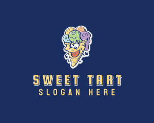 Sweet Ice Cream logo design