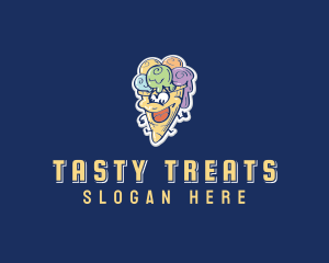 Sweet Ice Cream logo design