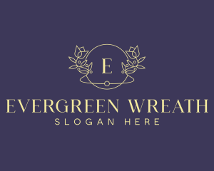 Floral Wedding Event Planner logo design