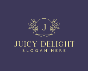 Floral Wedding Event Planner logo design