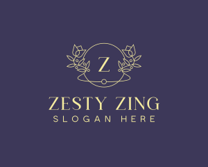 Floral Wedding Event Planner logo design