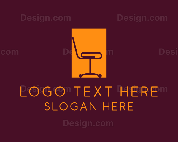 Office Paper Clip Chair Logo