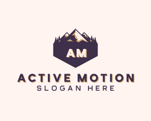 Adventure Mountain Peak logo design