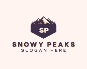 Adventure Mountain Peak logo design