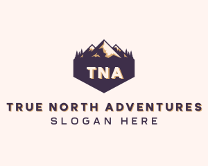 Adventure Mountain Peak logo design