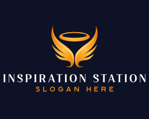 Elegant Wings Halo logo