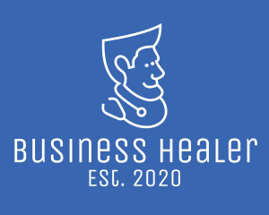 Medical Healthcare Male Doctor logo