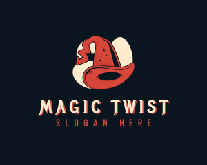 Magician Hat Costume logo design