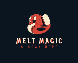 Magician Hat Costume logo design