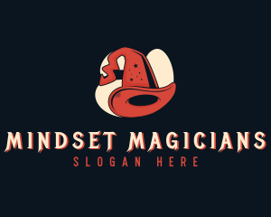 Magician Hat Costume logo design