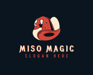 Magician Hat Costume logo design