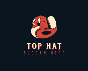 Magician Hat Costume logo design