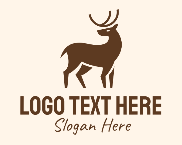 Reindeer logo example 2