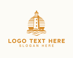 Coastal Beacon Lighthouse logo