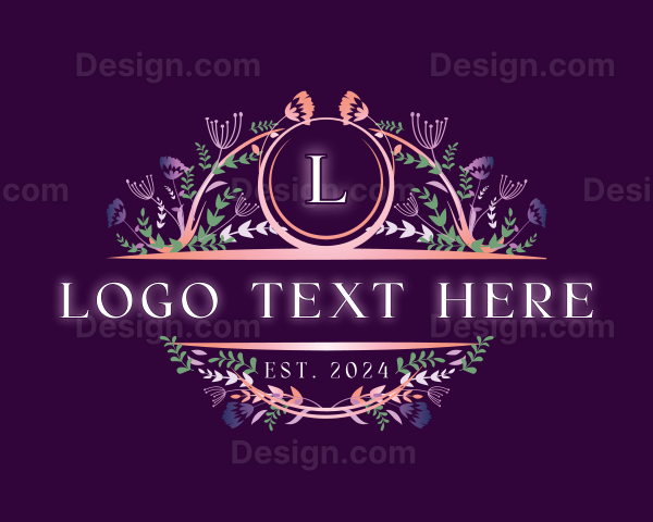 Floral Ornamental Boutique Logo