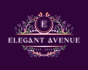 Floral Ornamental Boutique logo design