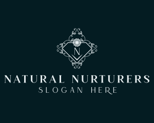 Feminine Floral Spa logo design