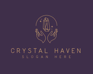 Magical Crystal Jewelry logo design