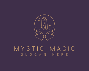 Magical Crystal Jewelry logo design