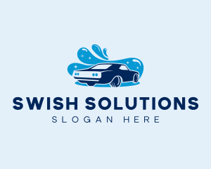 Muscle Car Wash Swish logo