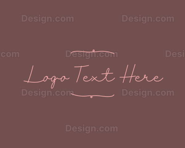 Classy Handwritten Business Logo