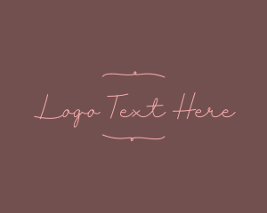 Classy Handwritten Business logo