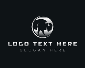 Wild Bison Buffalo logo