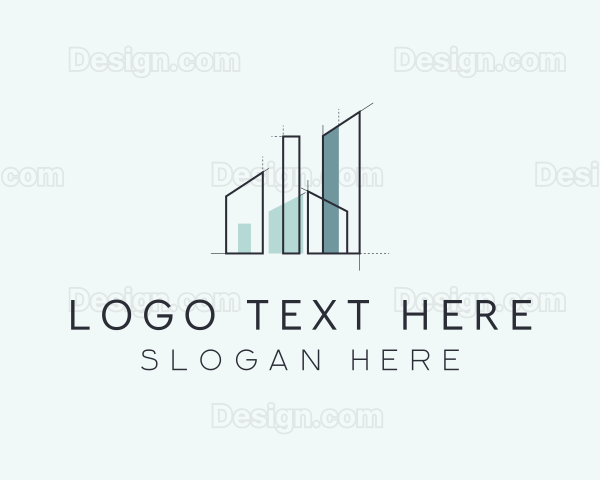 House Builder Structure Logo