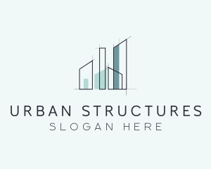 House Builder Structure logo design