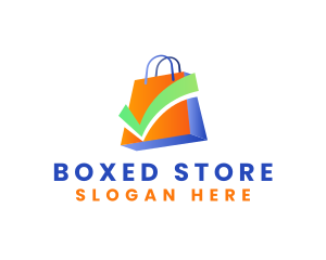 Online Shopping Checkout logo design