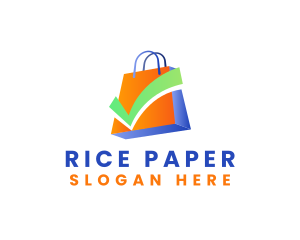 Online Shopping Checkout logo design