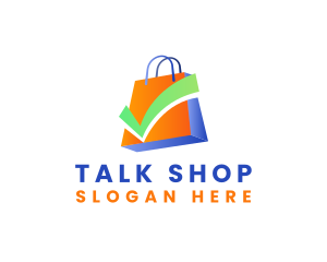 Online Shopping Checkout logo design