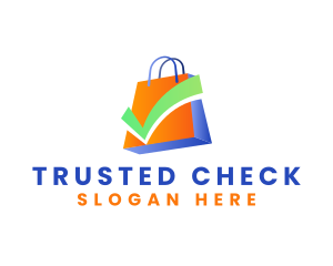 Online Shopping Checkout logo design