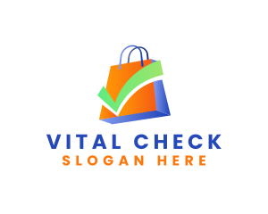 Online Shopping Checkout logo design