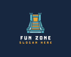 Bouncy Kiddie Slide logo design