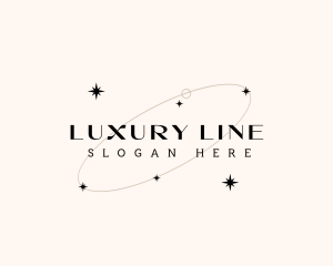 Luxury Star Orbit logo design