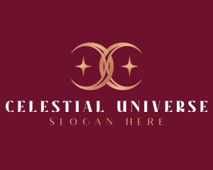Celestial Moon Letter C logo