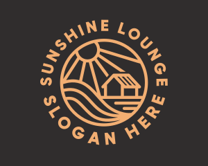 Sunshine House Realty logo design