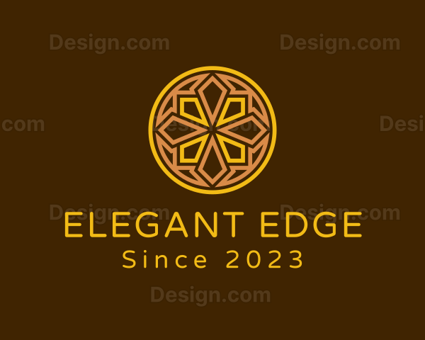 Geometric Mayan Ornament Logo