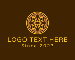 Geometric Mayan Ornament  logo