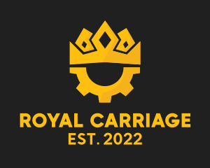 Royal Crown Mechanic Gear  logo design