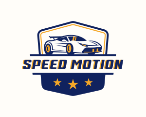 Car Racing Motorsport logo design