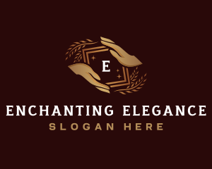 Elegant Hand Beauty logo design