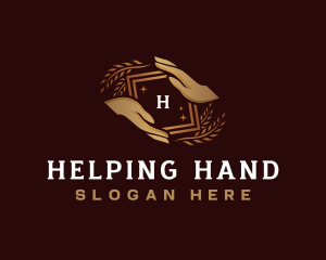 Elegant Hand Beauty logo design