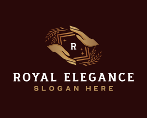 Elegant Hand Beauty logo design