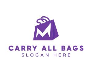 Letter M Bag logo
