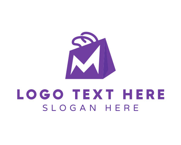 Letter M logo example 1