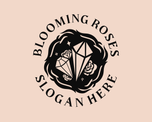 Deluxe Jewelry Rose logo design