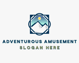 Mountain Peak Adventure logo design